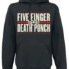"Punchagram" Trui Met Capuchon Zwart Van Five Finger Death Punch -Sportkleding 275180a emp