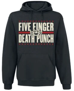 "Punchagram" Trui Met Capuchon Zwart Van Five Finger Death Punch