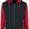 "Playing The Blame Game" Vest Met Capuchon Zwart-rood Van RED By EMP -Sportkleding 342177a