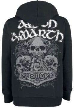 "Thorhammer" Vest Met Capuchon Zwart Van Amon Amarth 13 "Thorhammer" Vest Met Capuchon Zwart Van Amon Amarth -Sportkleding 345053b emp