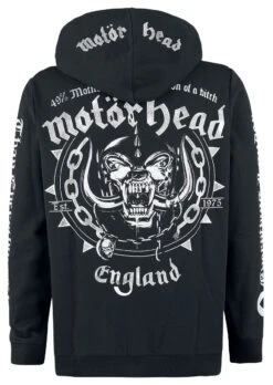 "England" Vest Met Capuchon Zwart Van Motörhead -Sportkleding 345176b