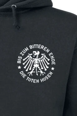 "Bis Zum Bitteren Ende" Trui Met Capuchon Zwart Van Die Toten Hosen -Sportkleding 352971d emp