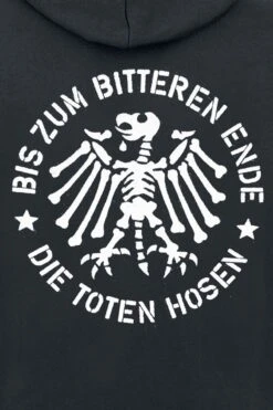 "Bis Zum Bitteren Ende" Trui Met Capuchon Zwart Van Die Toten Hosen -Sportkleding 352971d2 emp