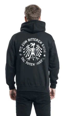 "Bis Zum Bitteren Ende" Trui Met Capuchon Zwart Van Die Toten Hosen -Sportkleding 352971wb emp