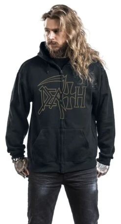 "The Sound Of Perseverance" Vest Met Capuchon Zwart Van Death -Sportkleding 354145wa