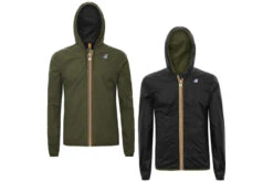 K-way Jacques Plus Double Zomerjas Kaki/zwart Heren