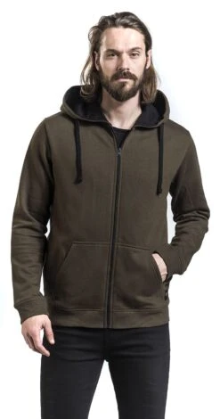 "Mask Of Sanity" Vest Met Capuchon Bruin Van Black Premium By EMP -Sportkleding 364491wa