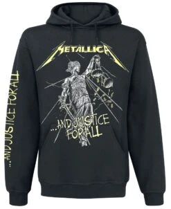 "...And Justice For All" Trui Met Capuchon Zwart Van Metallica