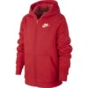 Nike Sportwear Club Fz Hoodie Rood Kids -Sportkleding 37091612 0