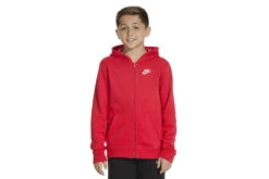 Nike Sportwear Club Fz Hoodie Rood Kids 7 Nike Sportwear Club Fz Hoodie Rood Kids -Sportkleding 37091612 3