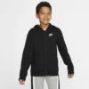 Nike Club FZ Hoodie Zwart/wit Kids -Sportkleding 37093278 0