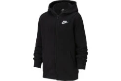 Nike Club FZ Hoodie Zwart/wit Kids 10 Nike Club FZ Hoodie Zwart/wit Kids -Sportkleding 37093278 4