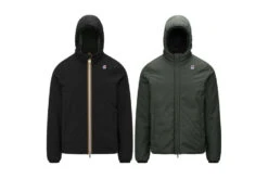 K-Way Jacques Warm Double Winterjas Zwart/kaki Heren