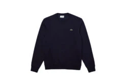 Lacoste Sport Cotton Blend Fleece Sweater Navy Heren