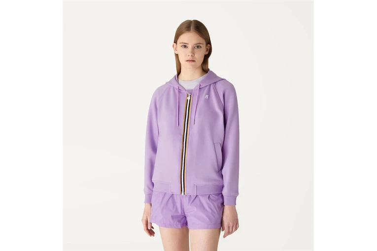 K-way Lydie Light Spacer Sweater Violet Dames 4 K-way Lydie Light Spacer Sweater Violet Dames - Afbeelding 2