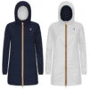 K-Way Sophie Plus.2 Double Zomerjas Donkerblauw/wit Dames