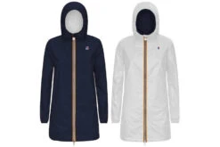 K-Way Sophie Plus.2 Double Zomerjas Donkerblauw/wit Dames