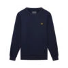 Lyle & Scott Crew Neck Fly Fleece Sweater Navy Heren -Sportkleding 37098948 0
