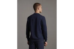 Lyle & Scott Crew Neck Fly Fleece Sweater Navy Heren -Sportkleding 37098948 3