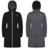 K-Way Charlene Warm Double Jas Zwart / Grijs Dames -Sportkleding 37105666 0