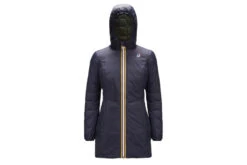 K-Way Denise Thermo Plus.2 Double Jas Donkerblauw / Groene Laurier Dames