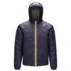 K-Way Jacques Thermo Plus.2 Double Jas Marineblauw / Zwart Vervaagd Heren -Sportkleding 37105674 0