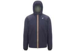 K-Way Jacques Warm Double Jas Marineblauw / Zwart Vervaagd Heren