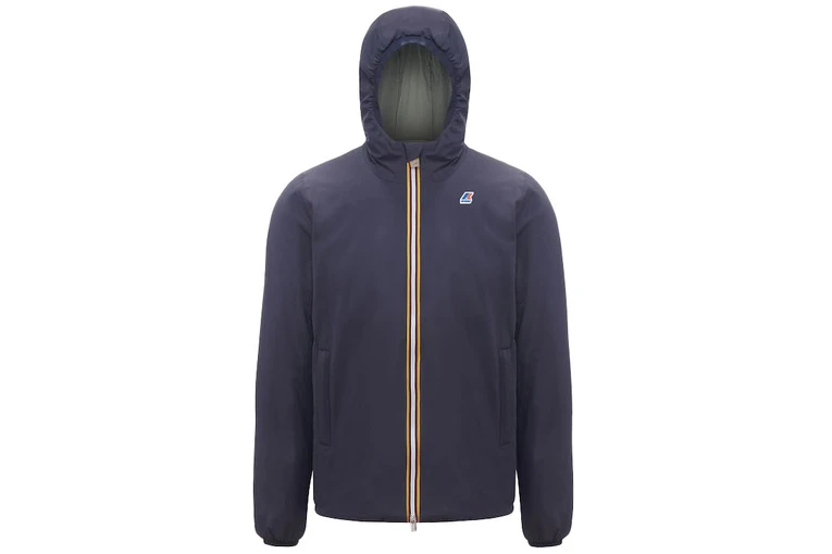 K-Way Jacques Warm Double Jas Marineblauw / Zwart Vervaagd Heren 3 K-Way Jacques Warm Double Jas Marineblauw / Zwart Vervaagd Heren