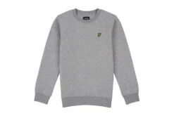 Lyle & Scott Kids Classic Crew Neck Fleece Sweater Grijs KIDS