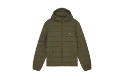 Lyle & Scott Lightweight Puffer Jas Olive Heren