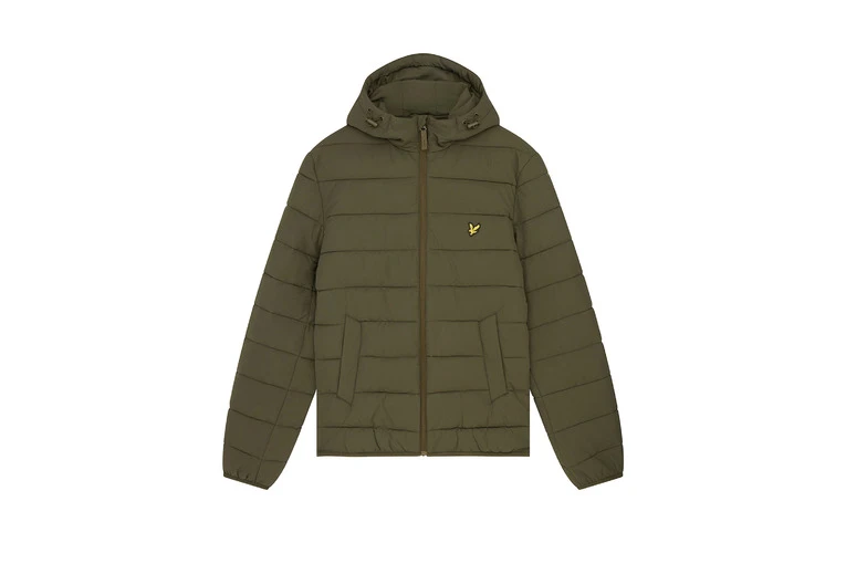 Lyle & Scott Lightweight Puffer Jas Olive Heren 3 Lyle & Scott Lightweight Puffer Jas Olive Heren