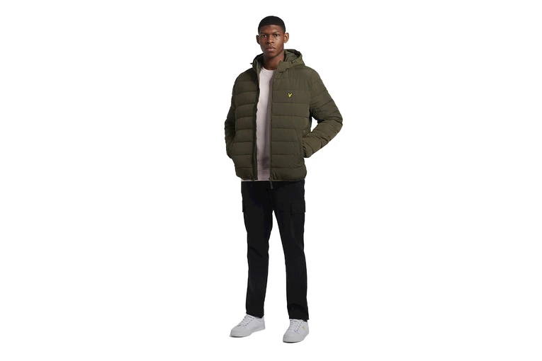Lyle & Scott Lightweight Puffer Jas Olive Heren 4 Lyle & Scott Lightweight Puffer Jas Olive Heren - Afbeelding 2