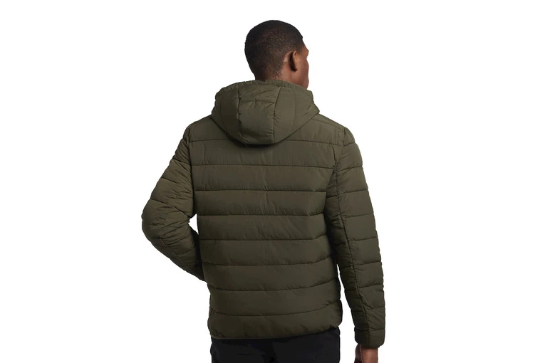 Lyle & Scott Lightweight Puffer Jas Olive Heren 5 Lyle & Scott Lightweight Puffer Jas Olive Heren - Afbeelding 3