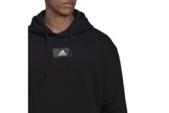 Adidas Essentials FeelVivid Cotton Fleece Drop Shoulder Hoodie Black Heren -Sportkleding 37107270 4