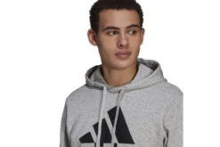 Adidas Essentials Fleece Big Logo Hoodie Medium Grey Heather Heren -Sportkleding 37107809 5