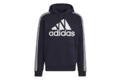Adidas Essentials Fleece 3-Stripes Logo Hoodie Legend Ink Heren