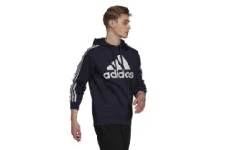 Adidas Essentials Fleece 3-Stripes Logo Hoodie Legend Ink Heren -Sportkleding 37107853 4