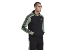 Adidas Essentials Mélange French Terry Hoodie Black Heren -Sportkleding 37108295 4