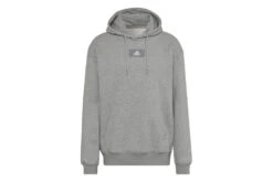 Adidas Essentials FeelVivid Cotton Fleece Drop Shoulder Hoodie Medium Grey Heather Heren