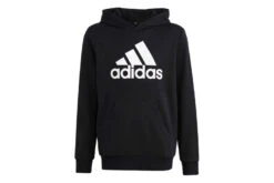 Adidas Big Logo Essentials Katoenen Hoodie Black / White KIDS