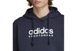 Adidas All SZN Fleece Graphic Hoodie Blauw Heren -Sportkleding 37111904 4