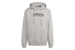 Adidas All SZN Fleece Graphic Hoodie Medium Grey Heather Heren