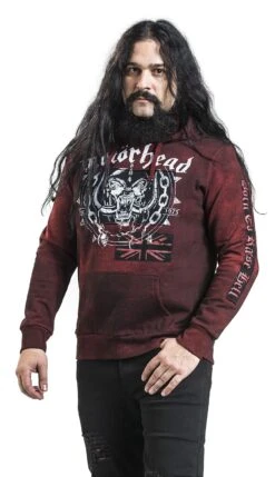 "EMP Signature Collection" Trui Met Capuchon Bordeaux Van Motörhead -Sportkleding 373691wa