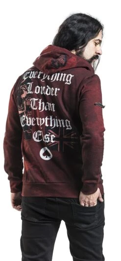 "EMP Signature Collection" Trui Met Capuchon Bordeaux Van Motörhead -Sportkleding 373691wb