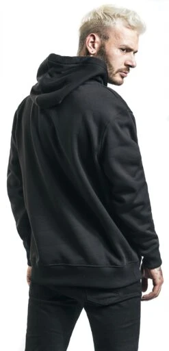 "Basic Hoodie" Trui Met Capuchon Zwart-goudkleurig Van Alpha Industries -Sportkleding 386217wb