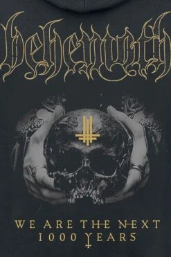 "We Are The Next 1000 Years" Vest Met Capuchon Zwart Van Behemoth -Sportkleding 389174d2