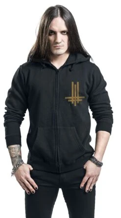 "We Are The Next 1000 Years" Vest Met Capuchon Zwart Van Behemoth -Sportkleding 389174wa