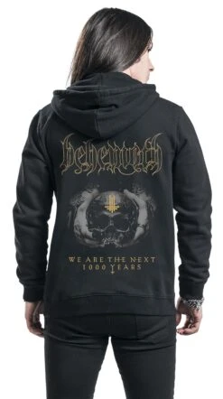 "We Are The Next 1000 Years" Vest Met Capuchon Zwart Van Behemoth -Sportkleding 389174wb