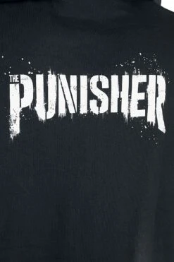 "Punisher" Vest Met Capuchon Zwart-grijs Van The Punisher -Sportkleding 447937d2
