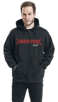 "Meteora Red" Vest Met Capuchon Zwart Van Linkin Park -Sportkleding 448003wa